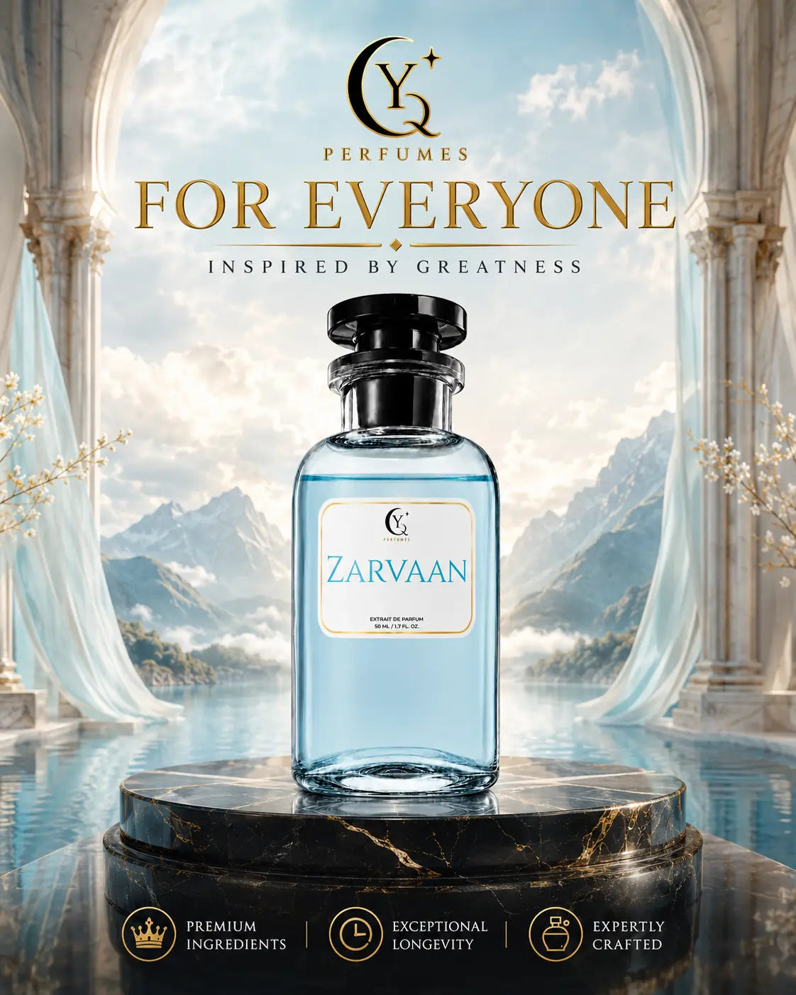 YQ Perfumes Unisex Collection – Zarvaan Inspired by LV Imagination