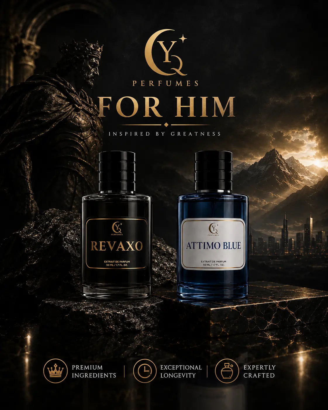 YQ Perfumes Men’s Collection – Long-Lasting Perfumes for Men in Pakistan