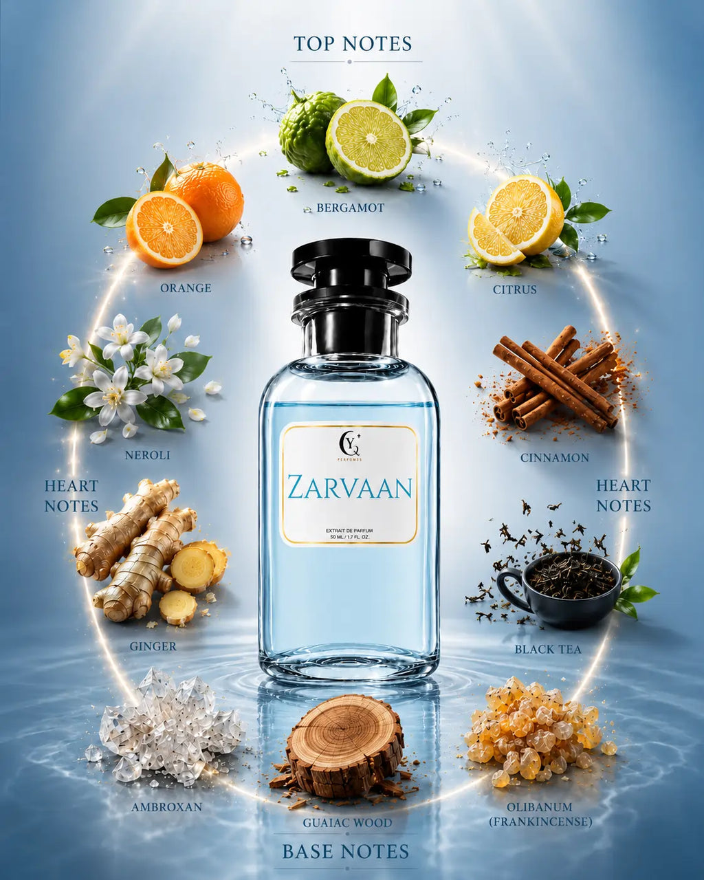 Zarvaan - Inspired by LV Imagination | 50ml Unisex Extrait de Parfum
